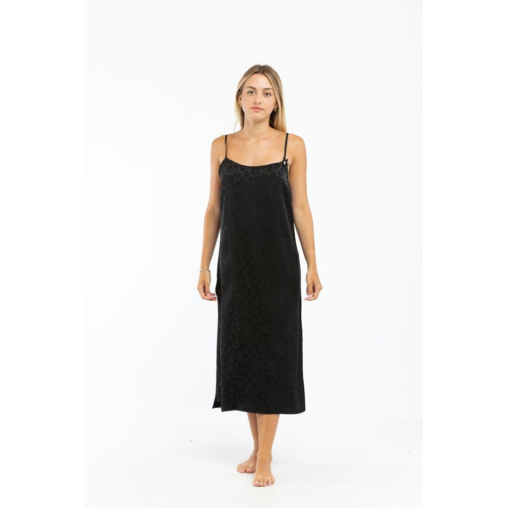 Black Acetate Nightgown