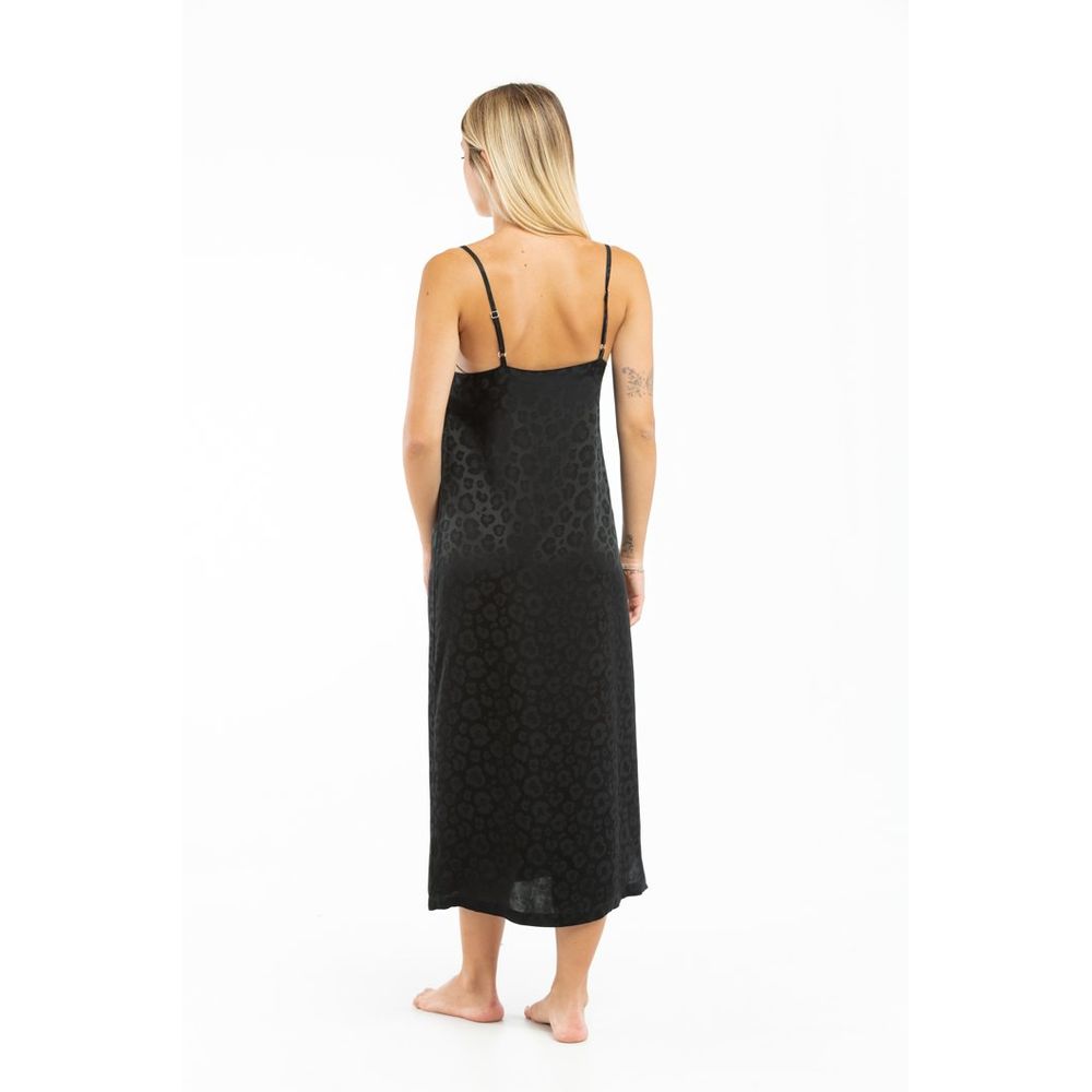 Black Acetate Nightgown