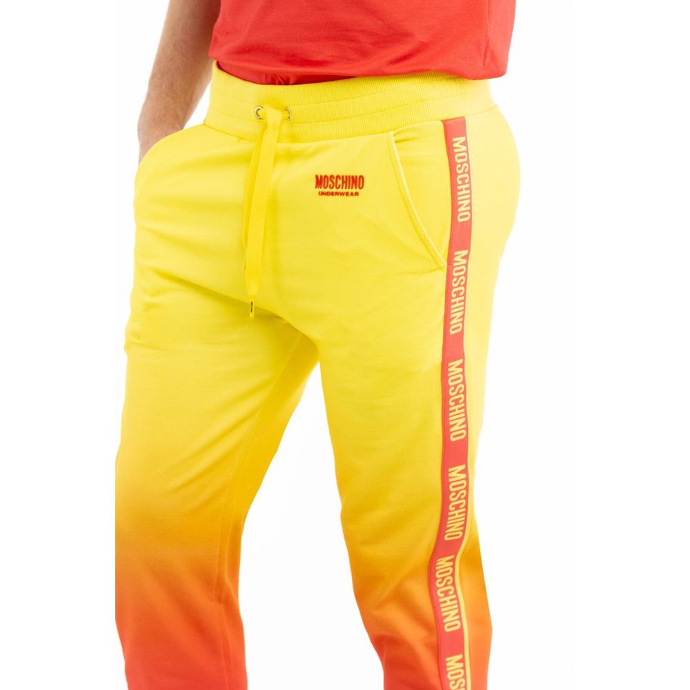 Multicolor Cotton Casual Pants