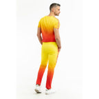 Multicolor Cotton Casual Pants