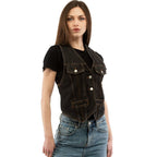 Multicolor Cotton Waistcoat