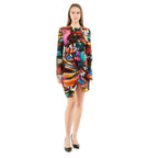Multicolor Viscose Casual Dress