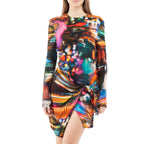 Multicolor Viscose Casual Dress