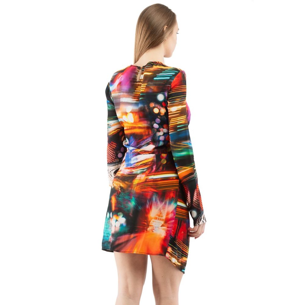 Multicolor Viscose Casual Dress