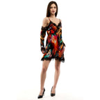 Multicolor Viscose Casual Dress
