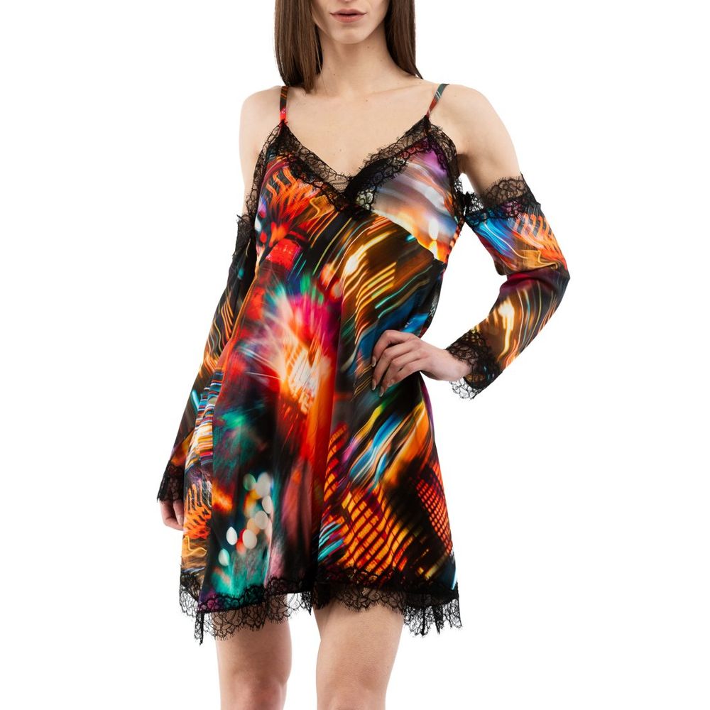 Multicolor Viscose Casual Dress