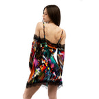 Multicolor Viscose Casual Dress