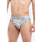 Gray Cotton Briefs