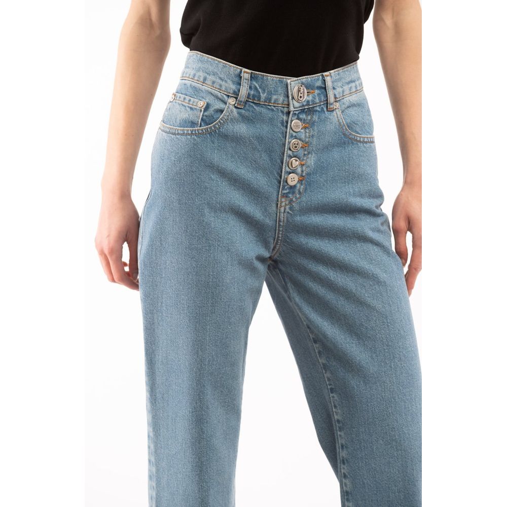 Multicolor Cotton Jeans Denim