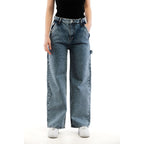 Multicolor Cotton Relaxed Fit Jeans