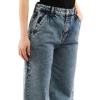 Multicolor Cotton Relaxed Fit Jeans