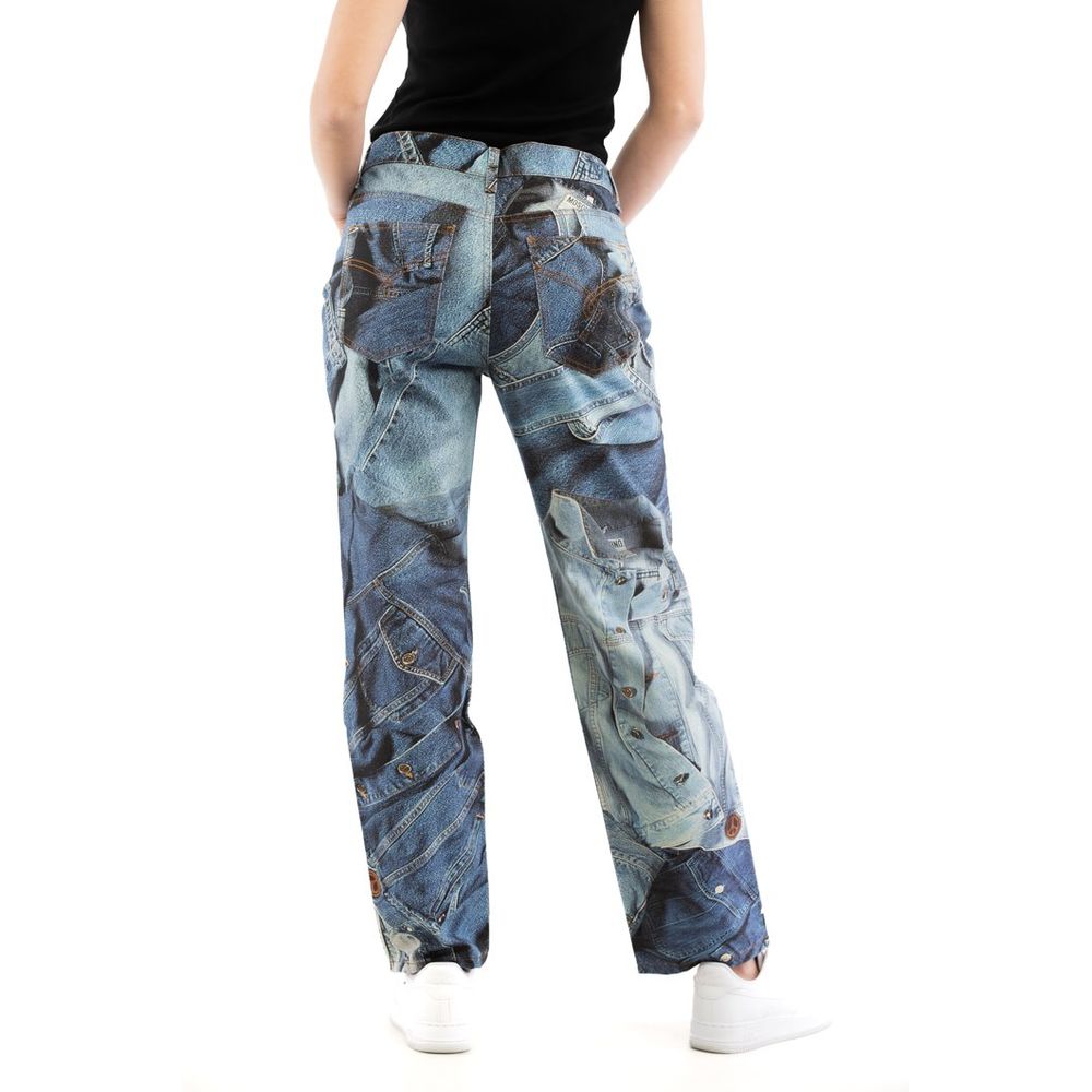 Multicolor Cotton Jeans Denim