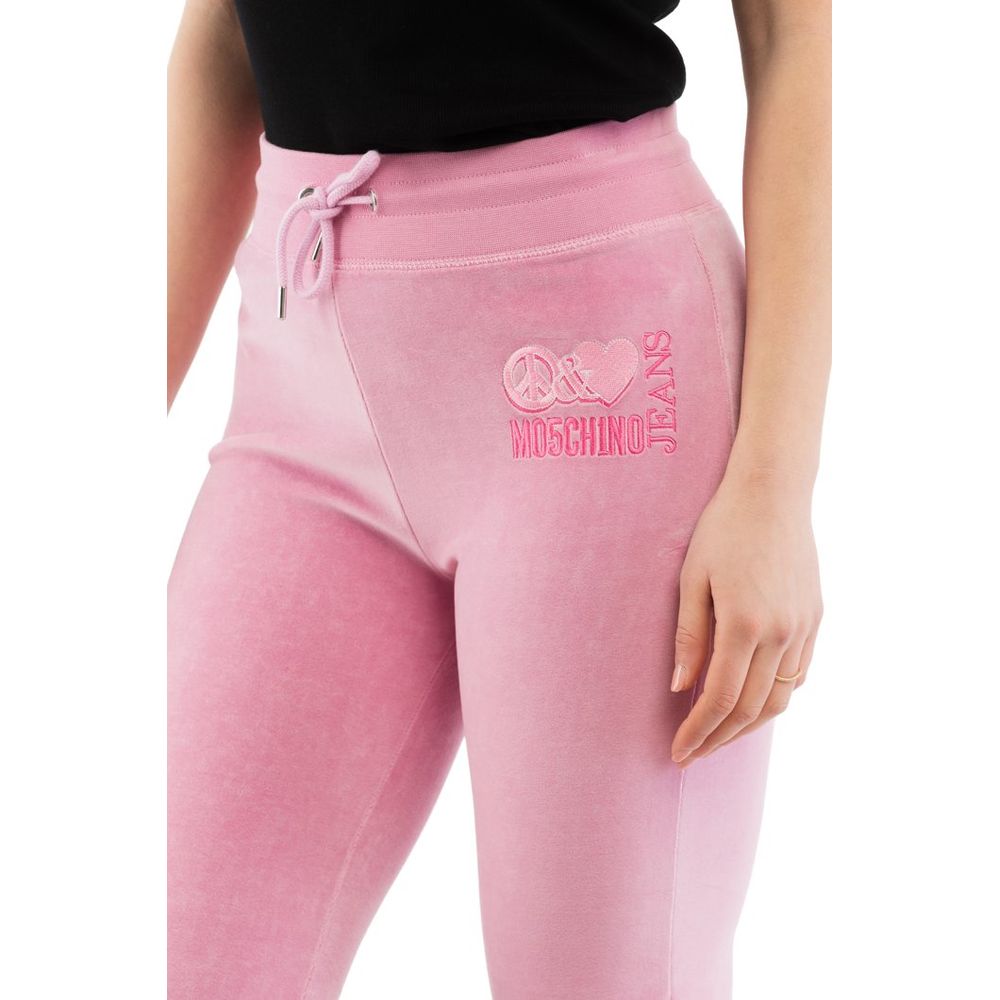Multicolor Cotton Casual Pants