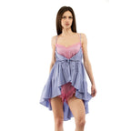 Multicolor Marabou Casual Dress