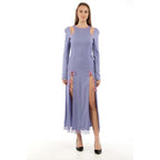 Multicolor Marabou Casual Dress