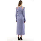 Multicolor Marabou Casual Dress