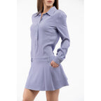 Multicolor Marabou Casual Dress