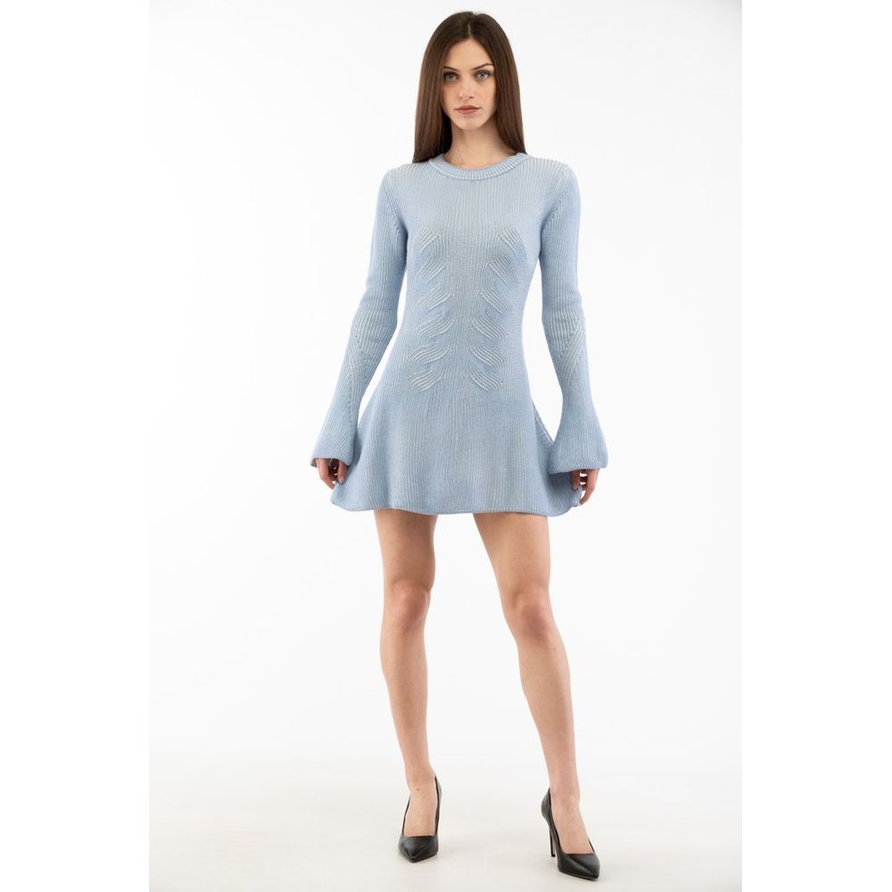 Multicolor Wool Casual Dress