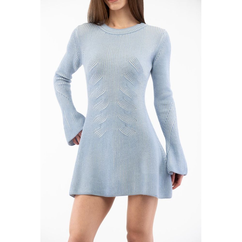 Multicolor Wool Casual Dress