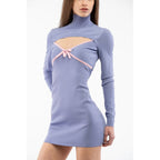 Multicolor Viscose Casual Dress