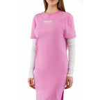 Multicolor Cotton Casual Dress