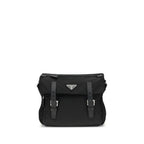 Black Polyamide Shoulder Bag