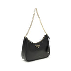 Black Calf Leather Bos Taurus Shoulder Bag