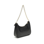 Black Calf Leather Bos Taurus Shoulder Bag