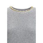 Gray Fleece Wool Sweatshirt