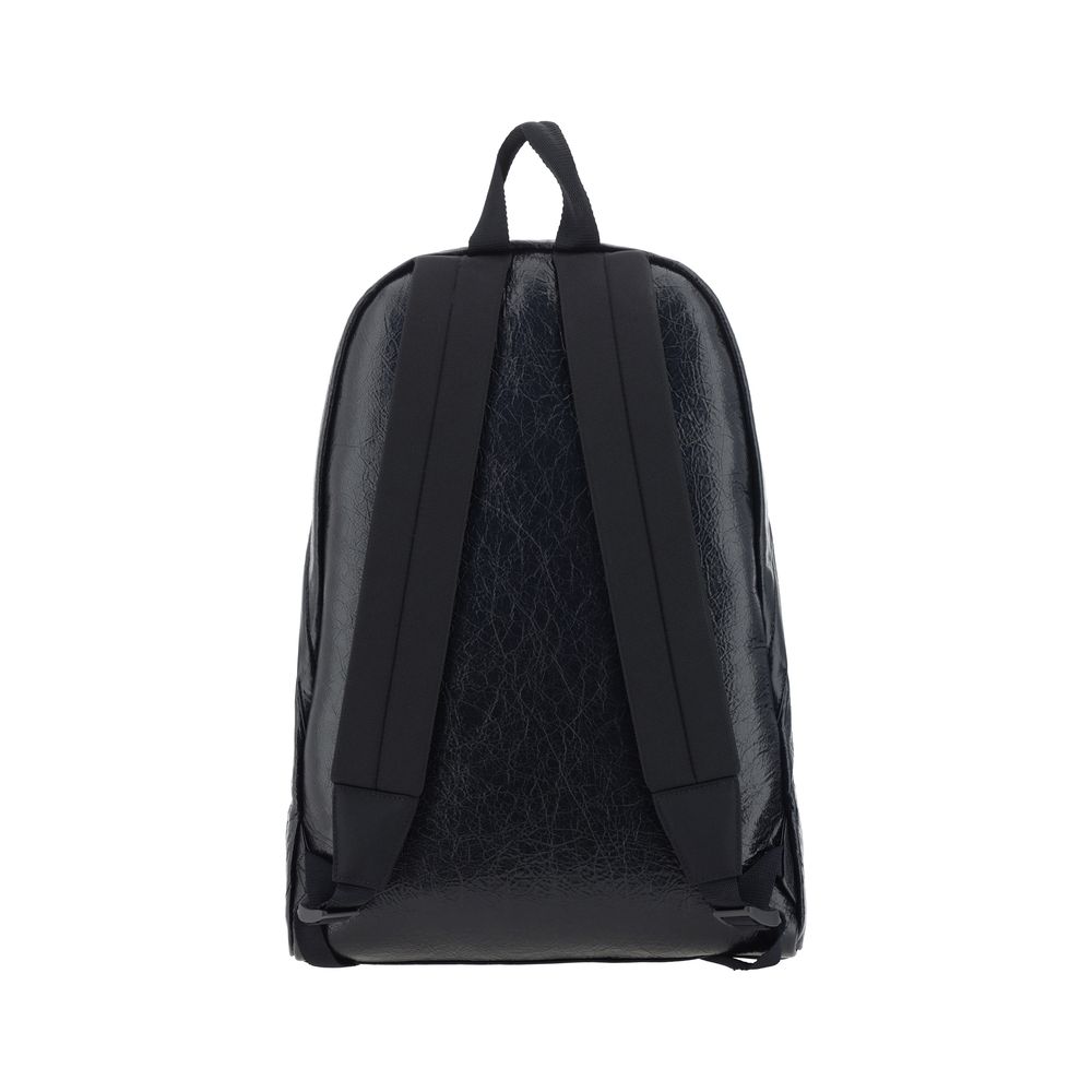 Black Calf Leather Bos Taurus Backpack