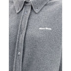 Gray Polyester Shirt