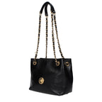 Black Leather Shoulder Bag