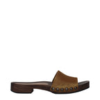 Brown Leather Slippers