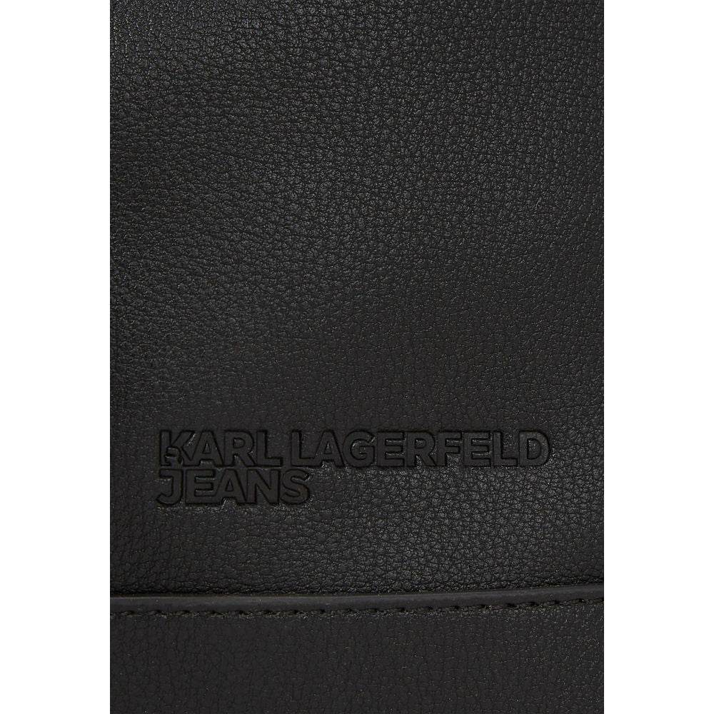 Black Polyethylene Backpack