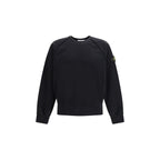 Black Cotton Sweatshirt