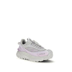 Purple Polyester Athletic Sneakers