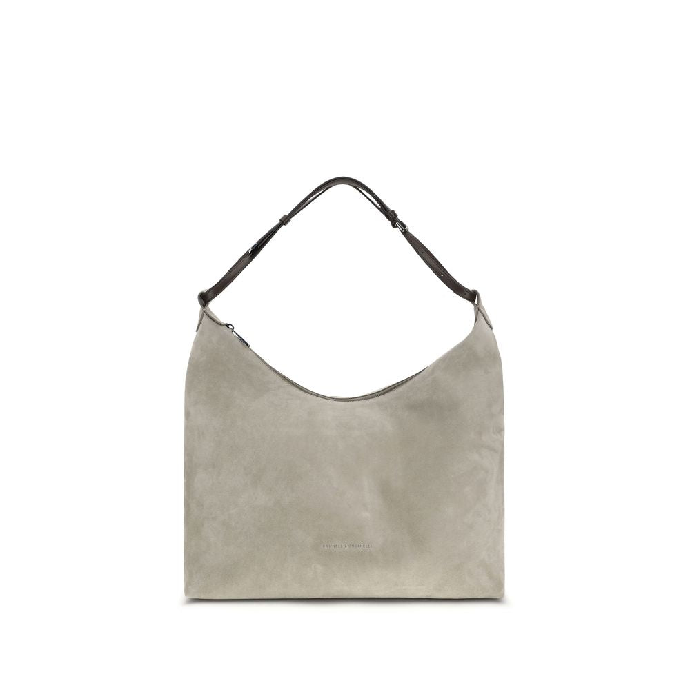 Gray Calf Leather Bos Taurus Shoulder Bag
