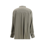 Bicolor Silk Shirt
