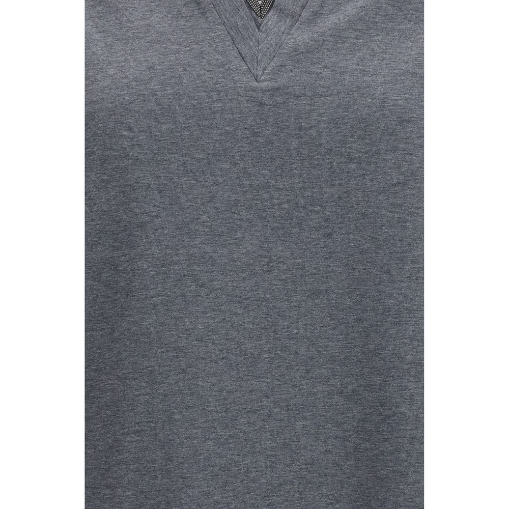Gray Cotton T-Shirt