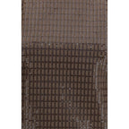 Brown Cotton Sleeveles T-Shirt