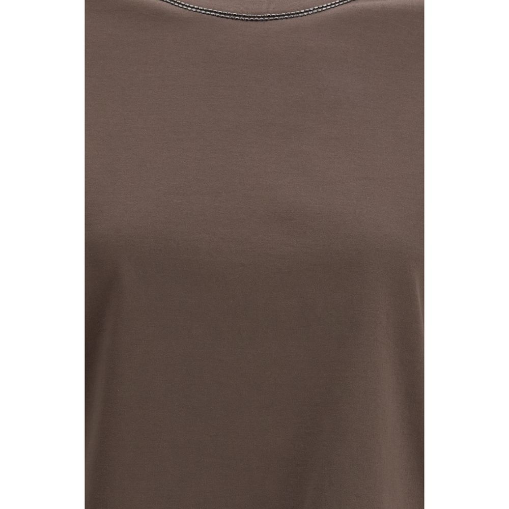 Brown Cotton T-Shirt