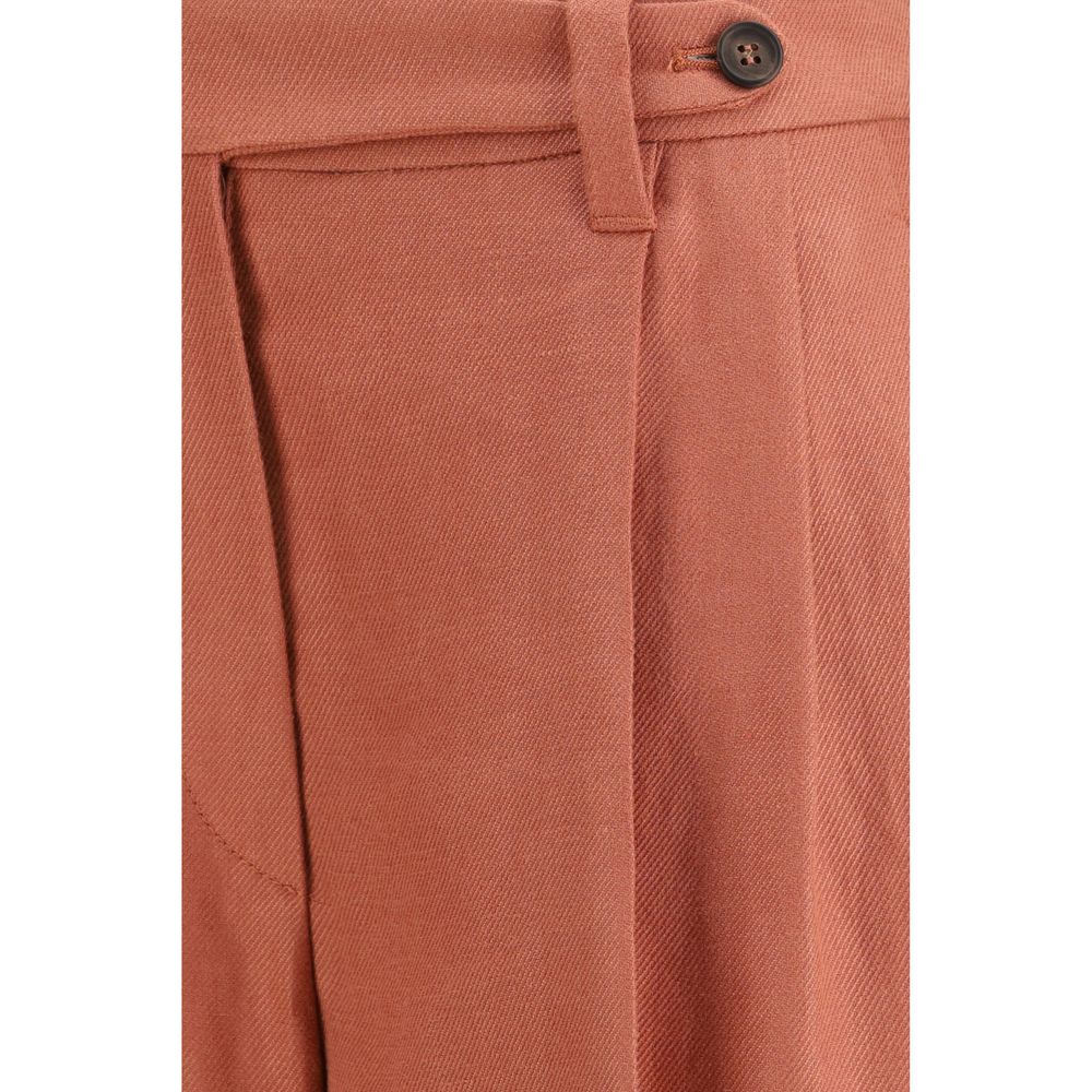 Multicolor Viscose Bermuda Shorts