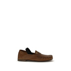 Brown Lamb Ovis Aries Aries Slip-On Loafers