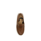 Brown Lamb Ovis Aries Aries Slip-On Loafers