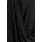 Black Copper Midi Skirt