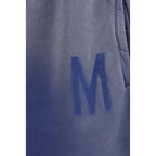 Blue Cotton Bermuda Shorts
