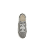 Gray Calf Leather Bos Taurus Low Top Sneakers