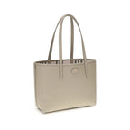 Beige Calf Leather Bos Taurus Shoulder Bag