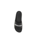 Black Rubber Slippers