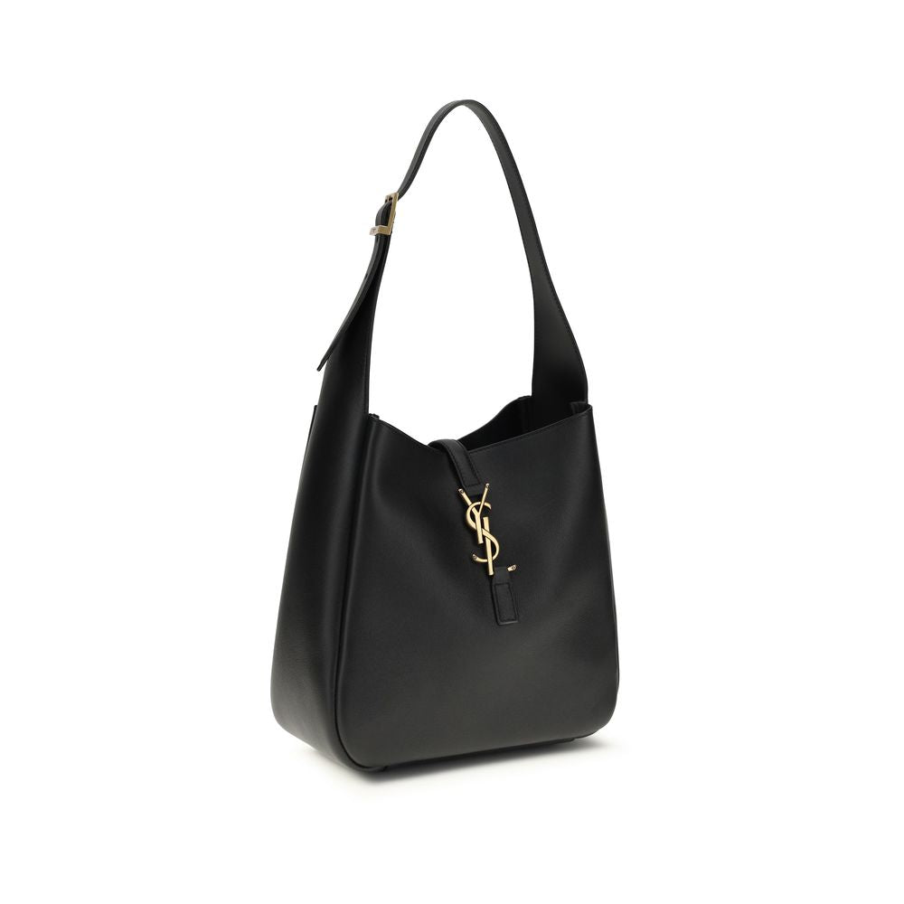 Black Calf Leather Bos Taurus Shoulder Bag